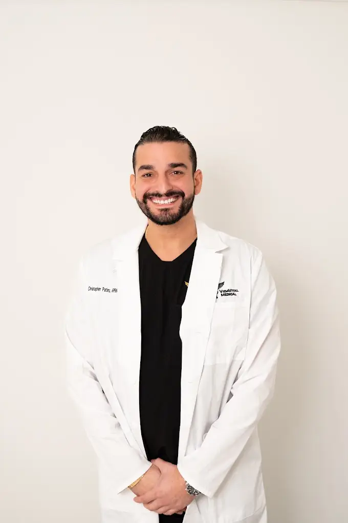 VidaVital Medical clinician wearing a white medical coat