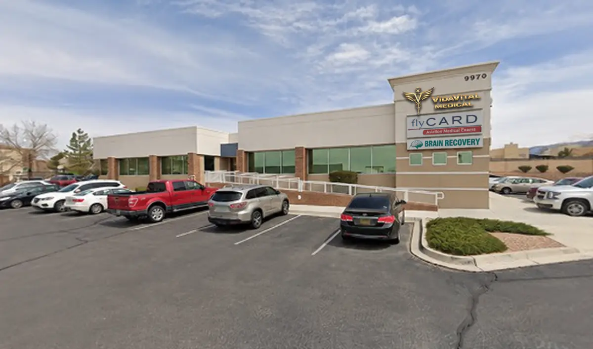 VidaVital Medical Albuquerque office building with the VidaVital Medical monument sign at 9970
